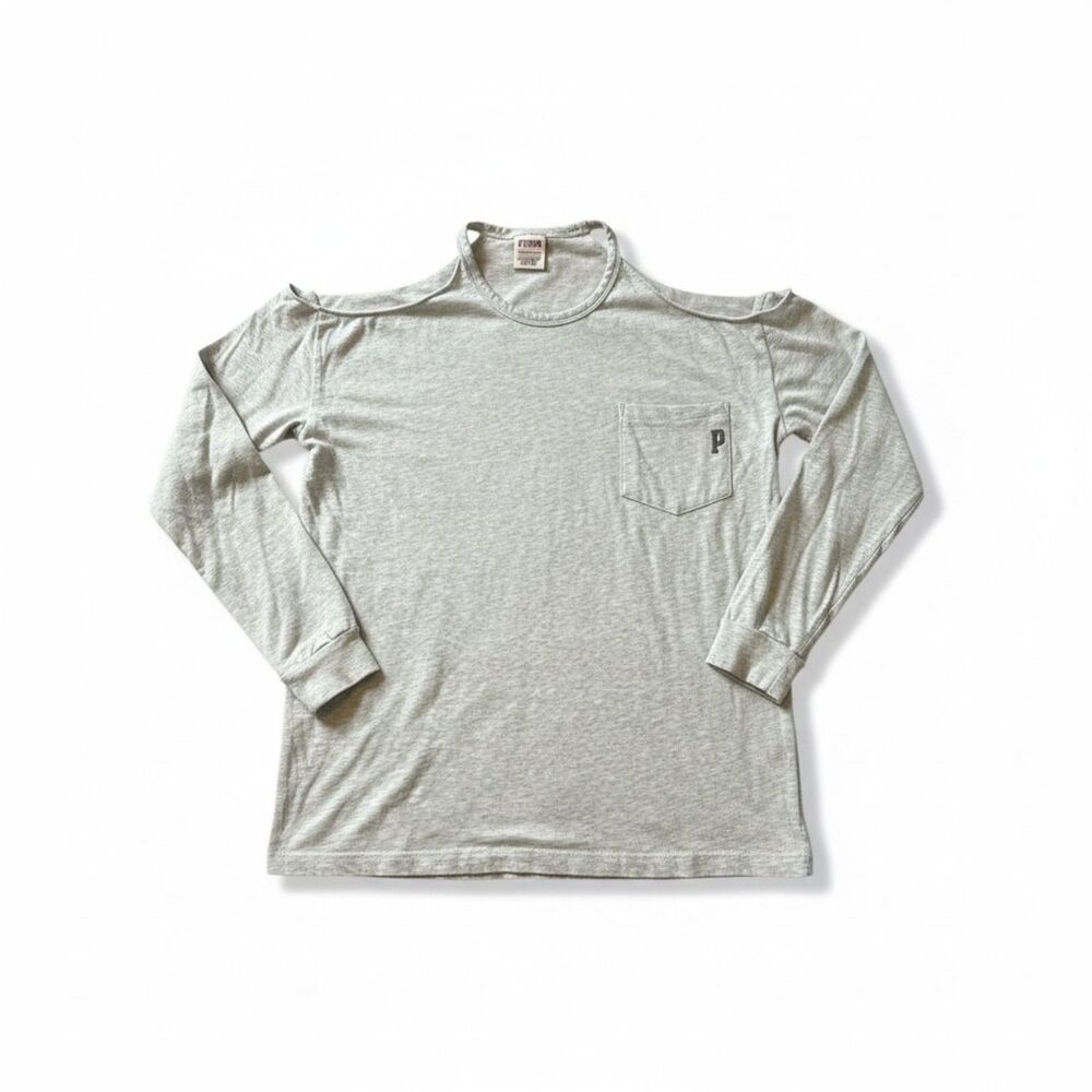 Love Pink Gray Crewneck Sweatshirt • Cozy Oversized Pullover Y2K Streetwear